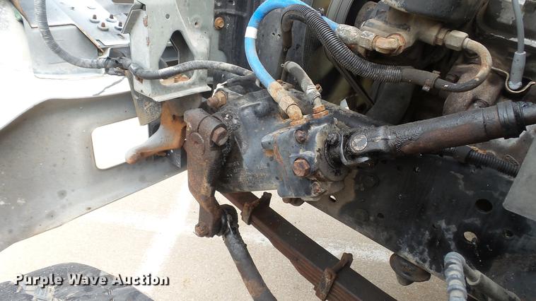 image for item DD7314 1995 Ford F700 flat dump bed truck