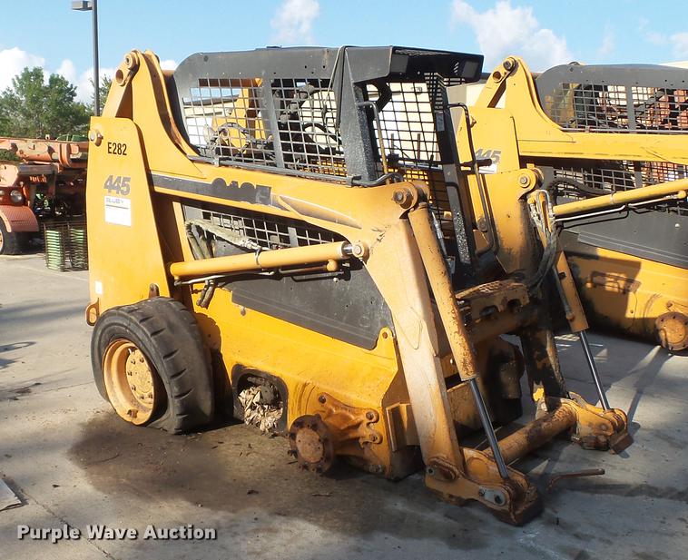 image for item DD7318 Case 445 skid steer