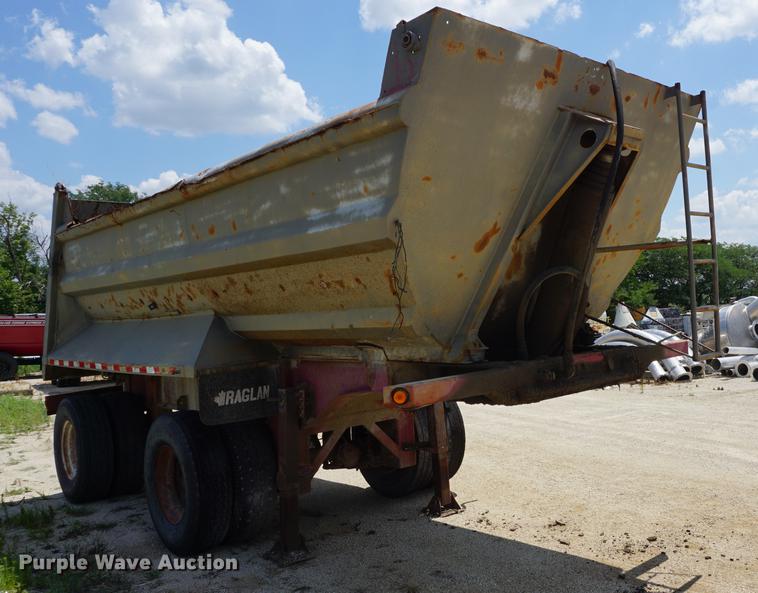 image for item DD7758 1985 Raylan end dump trailer