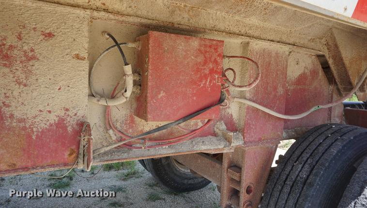 image for item DD7758 1985 Raylan end dump trailer