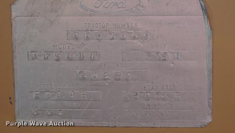 image for item DD7811 Ford 555 Special backhoe
