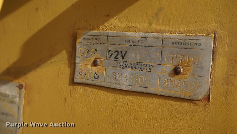 image for item DD7816 1975 Caterpillar D7G dozer