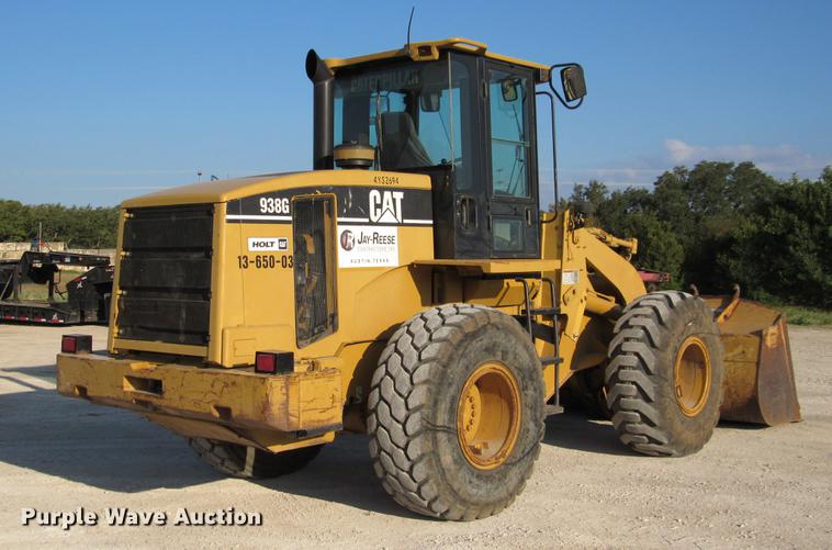 image for item DE0180 2003 Caterpillar 938G wheel loader