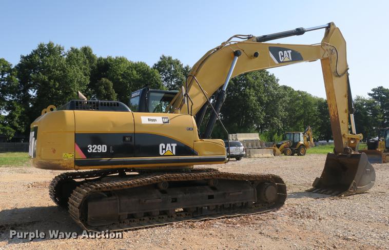 image for item DE3784 2009 Caterpillar 329D L excavator
