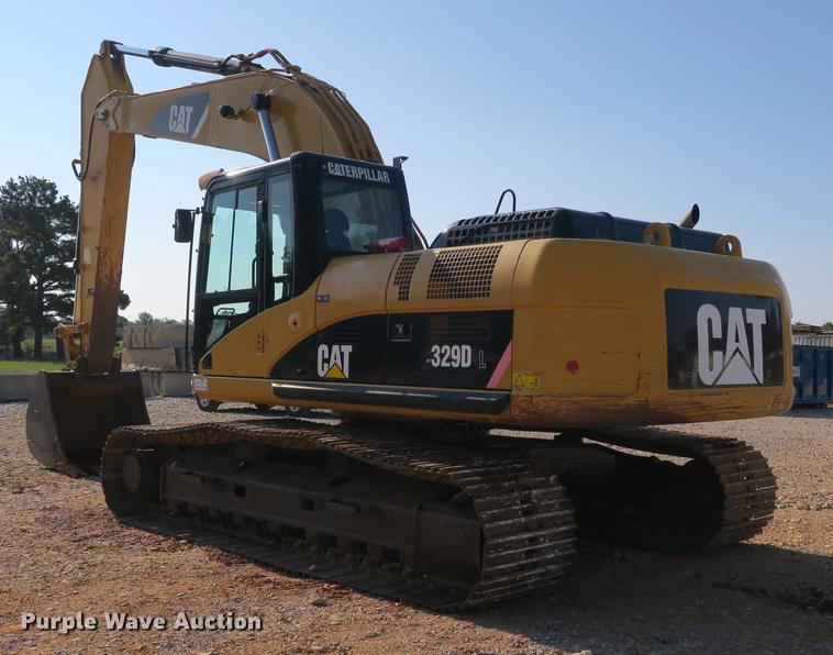 image for item DE3784 2009 Caterpillar 329D L excavator