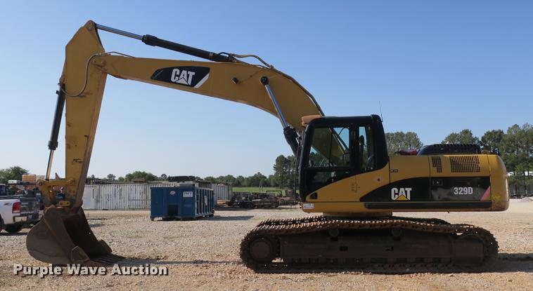image for item DE3784 2009 Caterpillar 329D L excavator