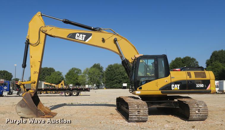 image for item DE3784 2009 Caterpillar 329D L excavator