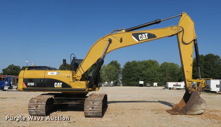 image for item DE3784 2009 Caterpillar 329D L excavator