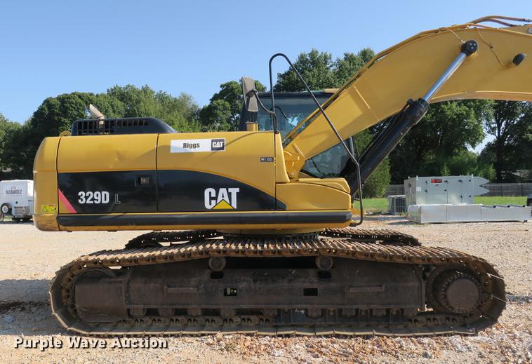 image for item DE3784 2009 Caterpillar 329D L excavator