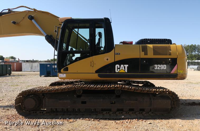 image for item DE3784 2009 Caterpillar 329D L excavator
