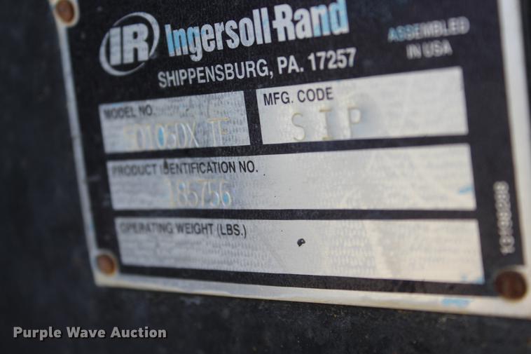 image for item DE3837 2005 Ingersoll Rand SD105DX-TF single drum roller