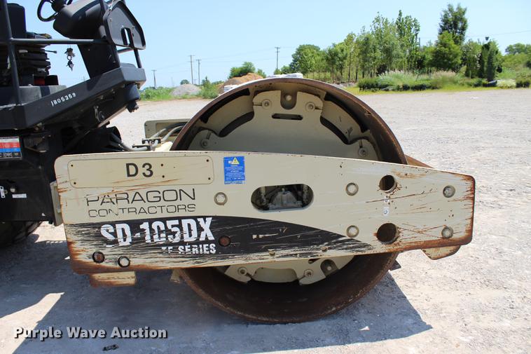 image for item DE3837 2005 Ingersoll Rand SD105DX-TF single drum roller