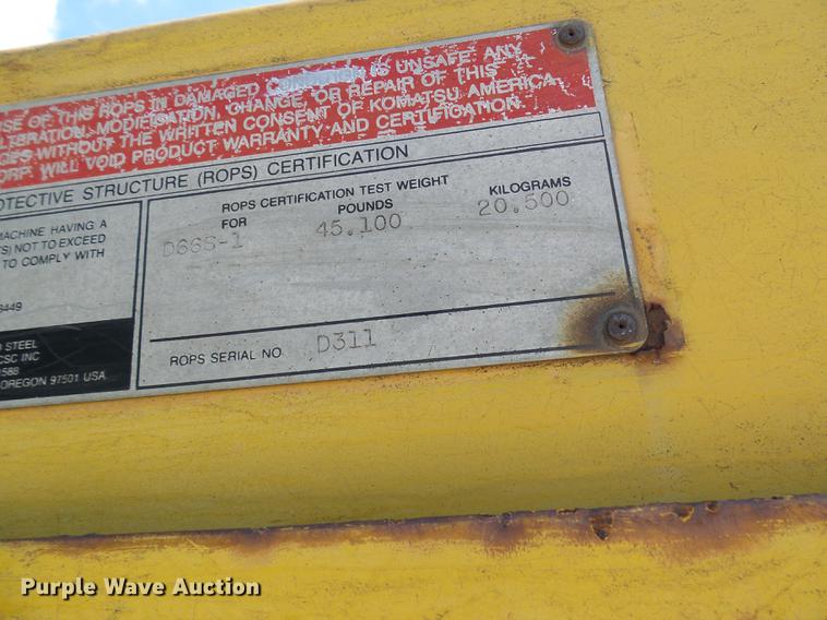 image for item DE5102 Komatsu D66S track loader