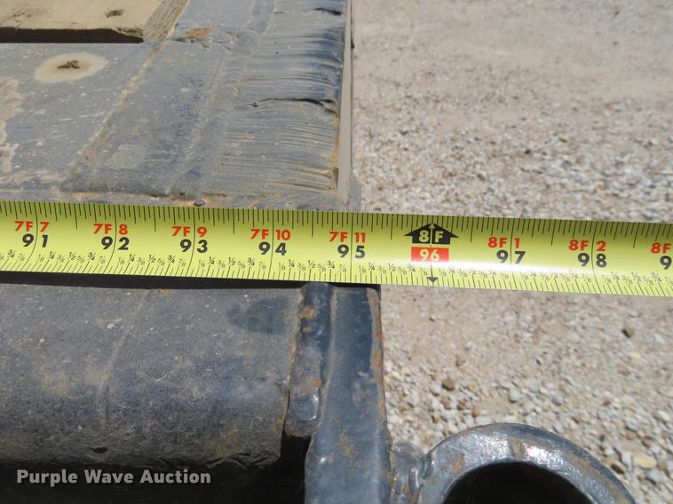 image for item DE6343 1971 Fruehauf F2-40 flatbed trailer