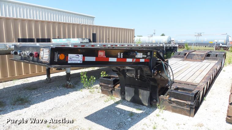 image for item DF4302 1986 Trail King 1500-3960 low boy equipment trailer