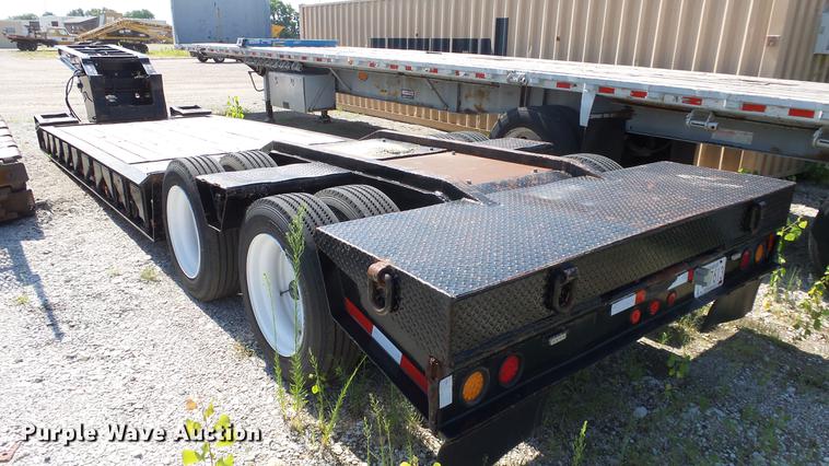 image for item DF4302 1986 Trail King 1500-3960 low boy equipment trailer
