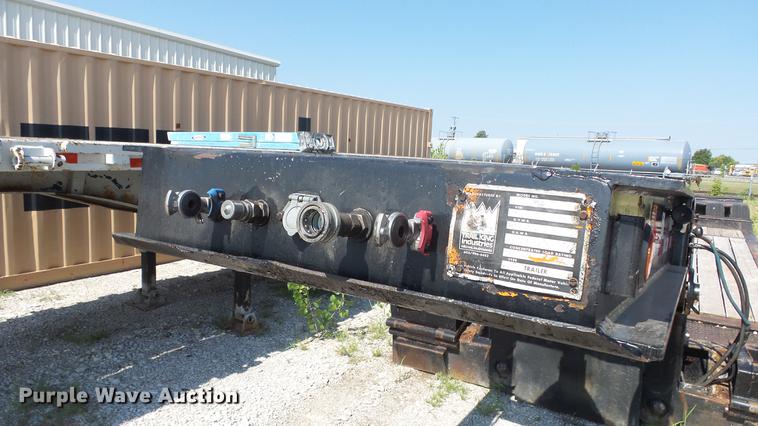 image for item DF4302 1986 Trail King 1500-3960 low boy equipment trailer