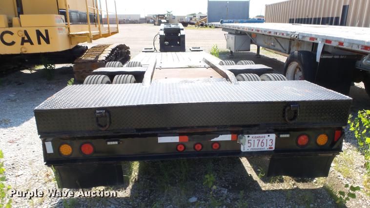 image for item DF4302 1986 Trail King 1500-3960 low boy equipment trailer