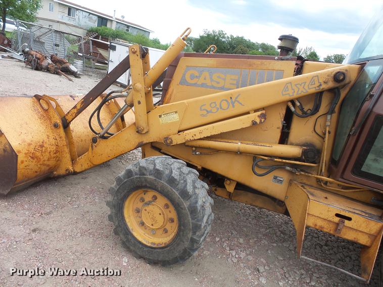 image for item DV9416 1988 Case 580K backhoe