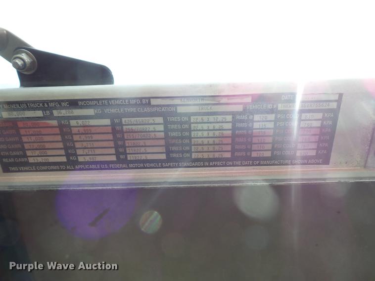 image for item DV9492 1997 Kenworth W900 dump truck