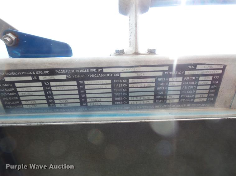 image for item DV9494 1997 Kenworth W900 dump truck