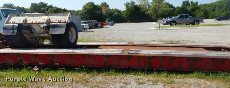 image for item EK9585 1994 Trail King TK120HDG-553 low boy equipment trailer