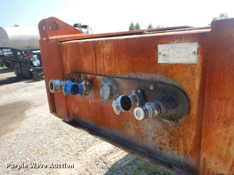 image for item EK9585 1994 Trail King TK120HDG-553 low boy equipment trailer