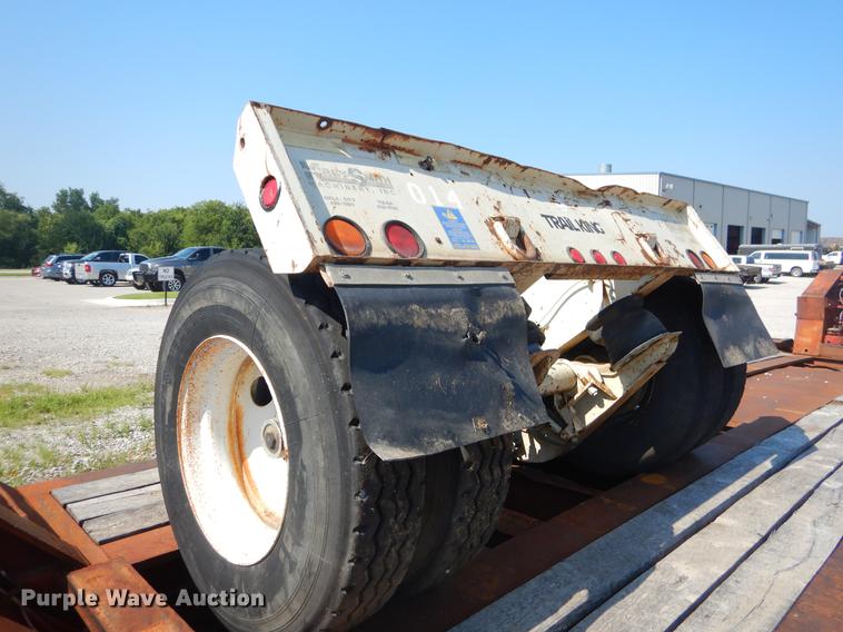 image for item EK9585 1994 Trail King TK120HDG-553 low boy equipment trailer