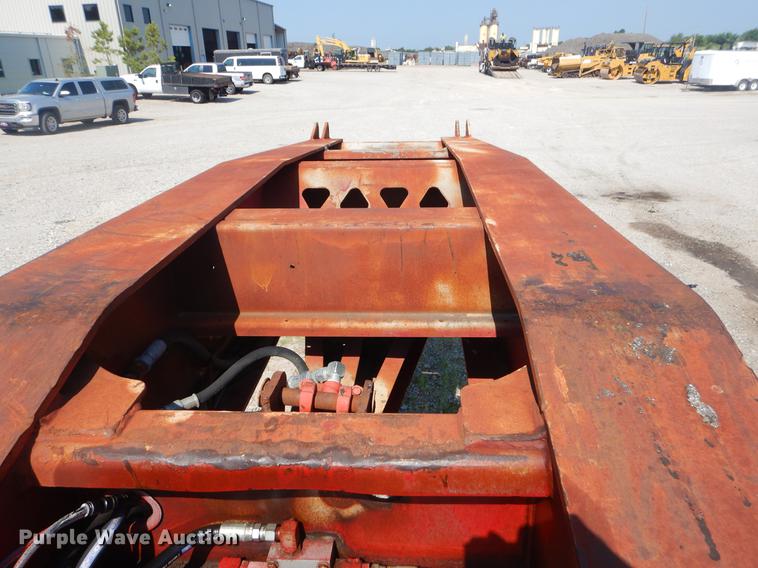 image for item EK9585 1994 Trail King TK120HDG-553 low boy equipment trailer