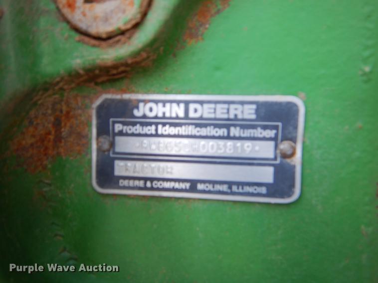 image for item EK9593 John Deere 8650 4WD tractor