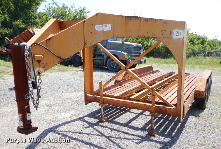 image for item EK9635 1976 Belshe equipment trailer