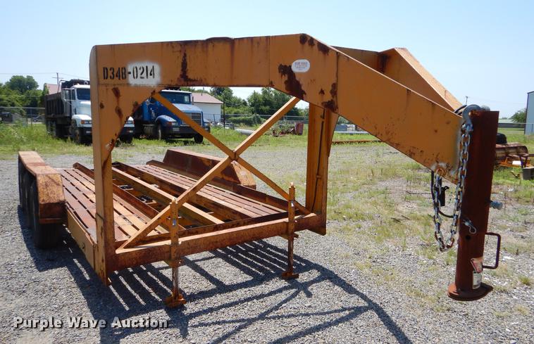 image for item EK9635 1976 Belshe equipment trailer