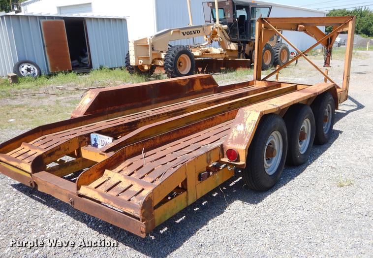 image for item EK9635 1976 Belshe equipment trailer