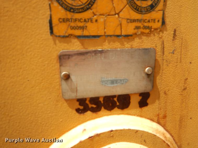 image for item EK9636 1995 Deere 310D backhoe