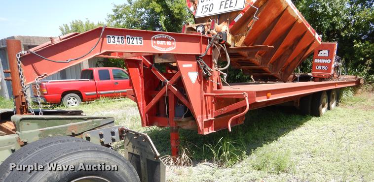 image for item EK9637 Shopbuilt tilt deck equipment trailer