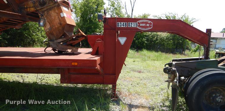 image for item EK9637 Shopbuilt tilt deck equipment trailer