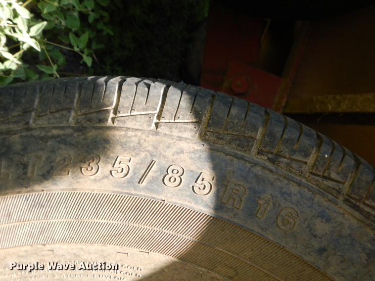 image for item EK9637 Shopbuilt tilt deck equipment trailer