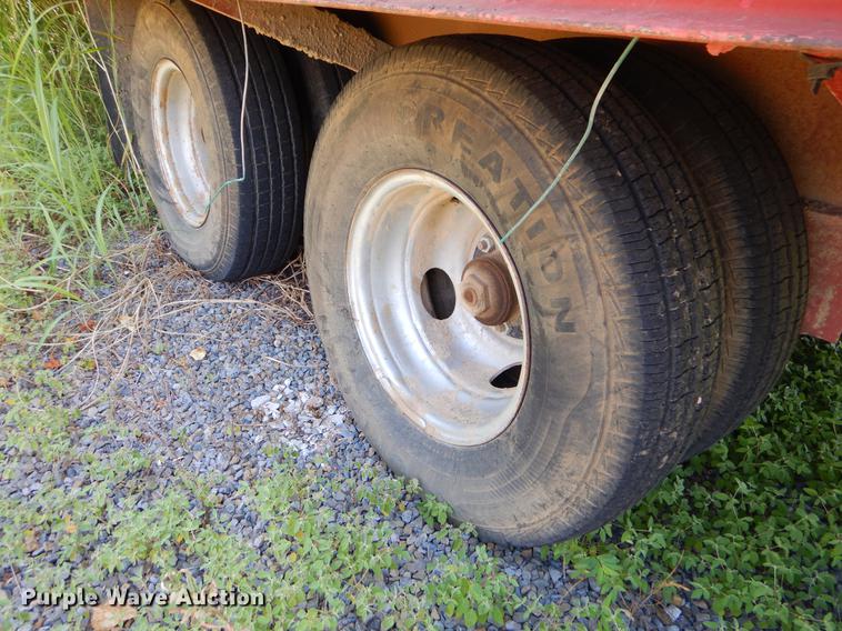 image for item EK9637 Shopbuilt tilt deck equipment trailer