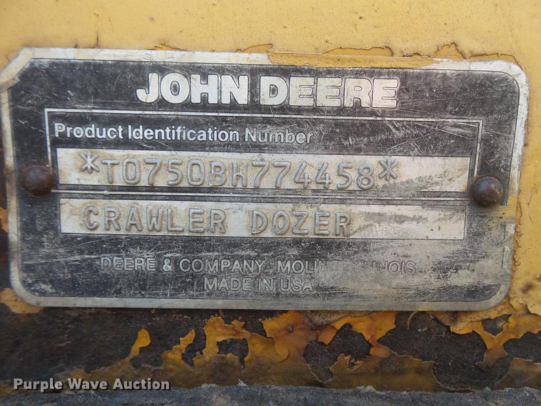 image for item EV9000 1991 John Deere 750B LT dozer