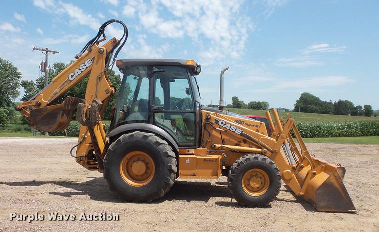 image for item EV9001 2005 Case 580 Super M Series 2 backhoe