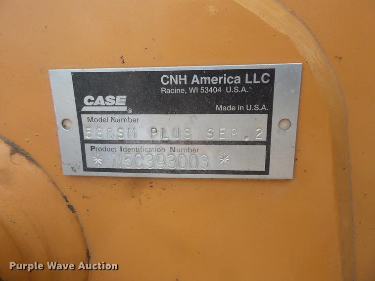 image for item EV9001 2005 Case 580 Super M Series 2 backhoe
