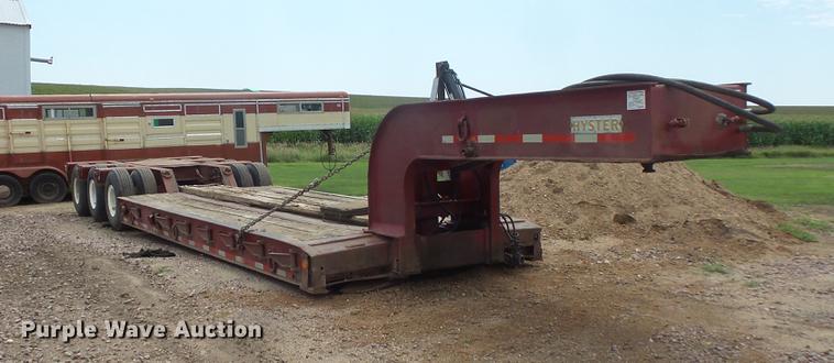 image for item EV9002 1970 Hyster lowboy equipment trailer