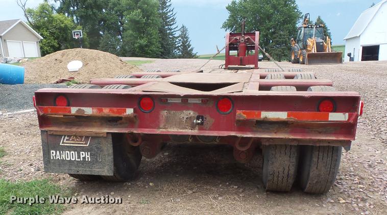 image for item EV9002 1970 Hyster lowboy equipment trailer