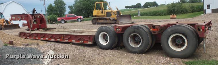 image for item EV9002 1970 Hyster lowboy equipment trailer