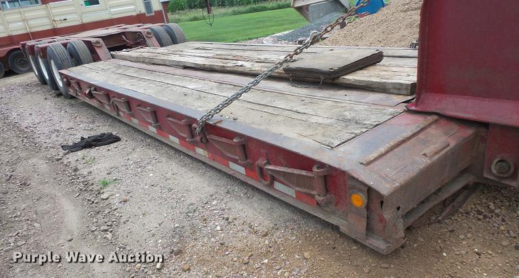 image for item EV9002 1970 Hyster lowboy equipment trailer
