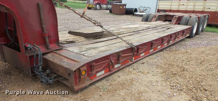 image for item EV9002 1970 Hyster lowboy equipment trailer