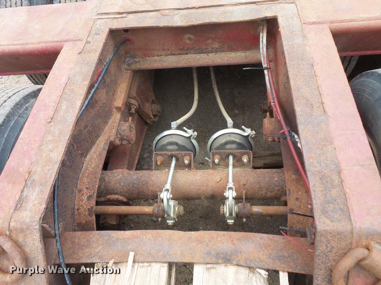 image for item EV9002 1970 Hyster lowboy equipment trailer