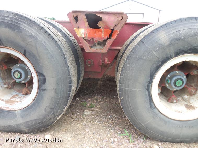image for item EV9002 1970 Hyster lowboy equipment trailer