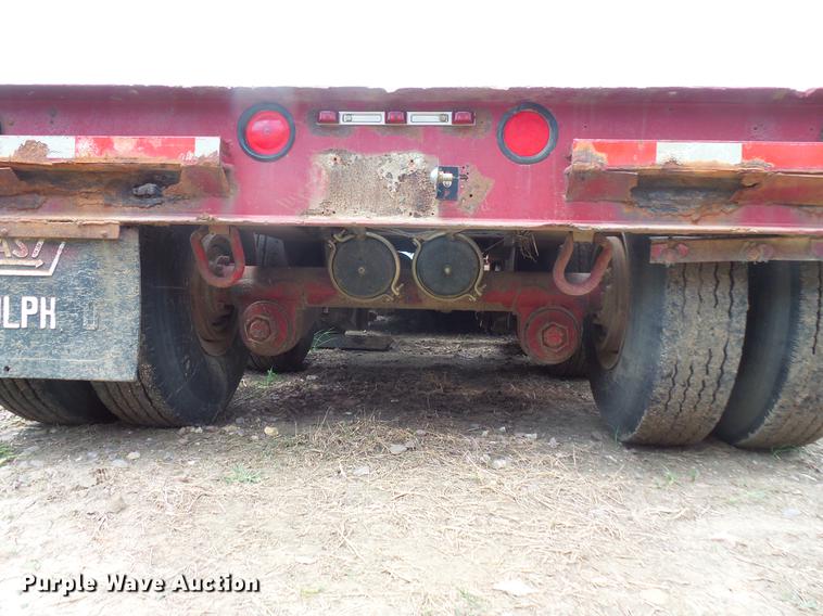 image for item EV9002 1970 Hyster lowboy equipment trailer