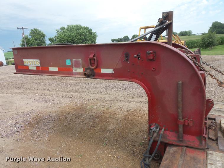 image for item EV9002 1970 Hyster lowboy equipment trailer